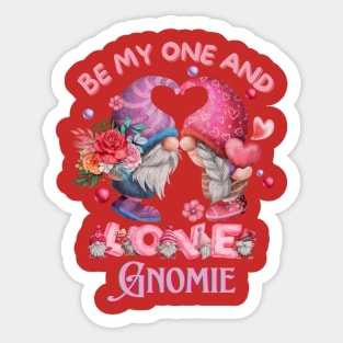 Gnome Valentine's Day Sticker